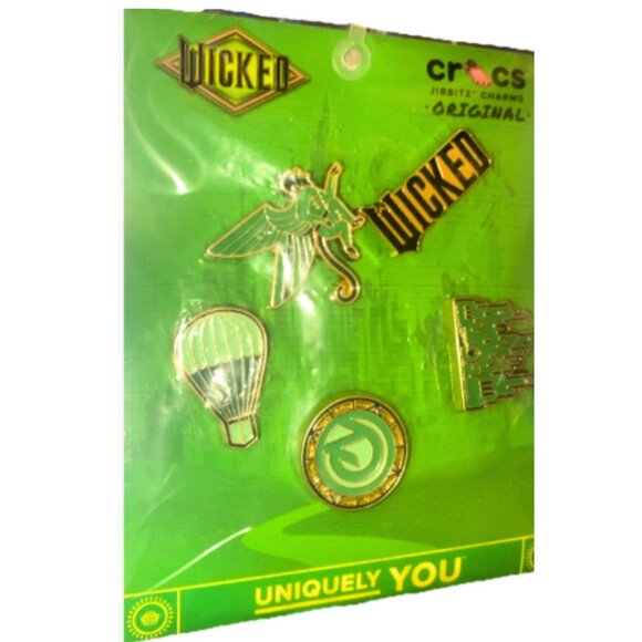 Jibbitz Wicked Croc Charms Movie Universal City Studio Halloween Theater - Picture 3 of 3
